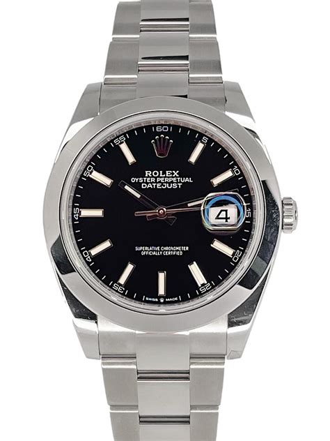 rolex datejust 41 126300 watch|rolex datejust 41 smooth bezel.